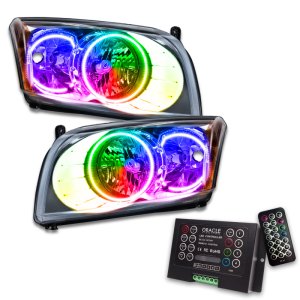 Dodge Caliber Headlight Assemblies - ORACLE Lighting - ColorSHIFT w/ 2.0 Controller - `07-`12